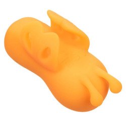 CALEXOTICS - NEON VIBES EL ESTIMULADOR DE DEDOS CON VIBRACIONES ZUMBADAS 10 VIBRACIONES NARANJA