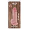 GET REAL - PENE REALÍSTICO DELUXE CON TESTÍCULOS EXTRA GRUESO 23 CM