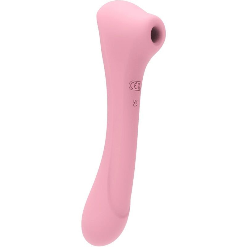 FEMINTIMATE - MASAJEADOR CON SUCCIÓN Y VIBRADOR DAISY ROSA