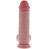 GET REAL - PENE REALÍSTICO DELUXE CON TESTÍCULOS EXTRA GRUESO 25 CM