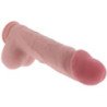 GET REAL - PENE REALÍSTICO DELUXE CON TESTÍCULOS EXTRA GRUESO 34.5 CM