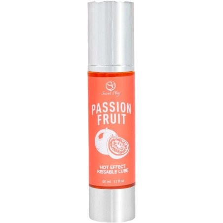 SECRETPLAY - LUBRICANTE EFECTO CALOR FRUTA DE LA PASIÓN 50 ML
