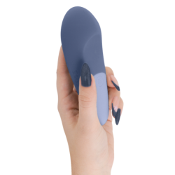 WOMANIZER - VIBE VIBRADOR LAY-ON SILENCIOSO AZUL OSCURO