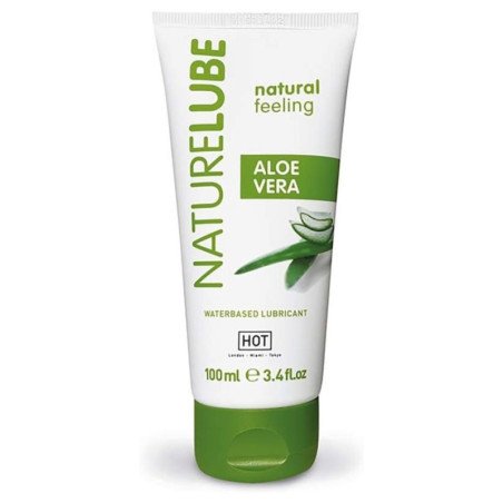 HOT - LUBRICANTE NATURAL A BASE DE ALOE VERA 100 ML
