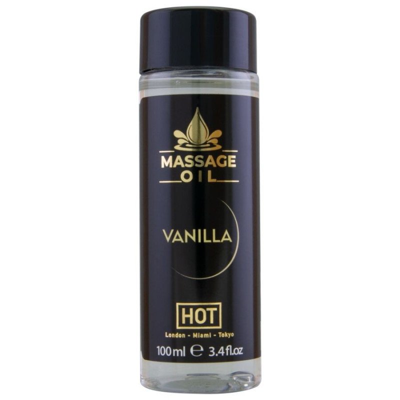 ACEITE DE MASAJE CALIENTE CON SABOR A VAINILLA 100 ML