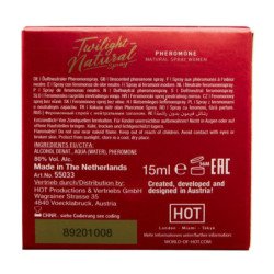 HOT - TWILIGHT NATURAL CON FEROMONAS MUJER 15 ML
