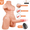 INTENSE DEEP TOUCH - MARTY TORSO CON ANO Y DILDO REALÍSTICO CON EMPUJE Y VIBRACIÓN CONTROL REMOTO 6.2 KG