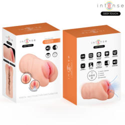 INTENSE DEEP TOUCH - KRISTA MASTURBADOR ANO Y VAGINA CON EFECTO SUCCIÓN, VIBRACIÓN Y VOZ 1.2 KG