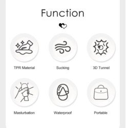 PRETTY LOVE - CARY MASTURBADOR DOBLE ENTRADA