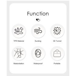 PRETTY LOVE - COLE MASTURBADOR DOBLE ENTRADA