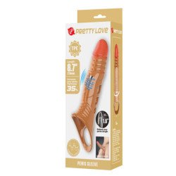 PRETTY LOVE - FUNDA VIBRADORA PARA EL PENE