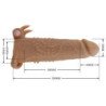 PRETTY LOVE - FUNDA PARA PENE QUILLON CON ESTIMULADOR CLITORAL Y VIBRACIÓN