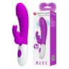 AMOR PRECIOSO - VIBRADOR MORADO CONEJITO TRAVIESO