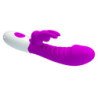 AMOR PRECIOSO - VIBRADOR MORADO CONEJITO TRAVIESO