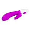 AMOR PRECIOSO - VIBRADOR MORADO CONEJITO TRAVIESO