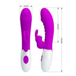 PRETTY LOVE - NAUGHTY BUNNY VIBRADOR MORADO