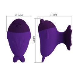 PRETTY LOVE - MINIVIBRADOR DELFÍN CON CLIP