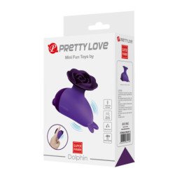 PRETTY LOVE - DOLPHIN MINI VIBRADOR CON SUJECIÓN