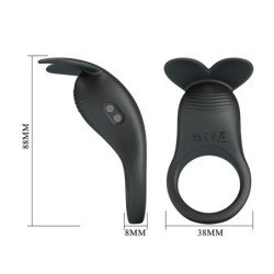 PRETTY LOVE - CARLTON ANILLO PARA PENE CON ESTIMULADOR DE CLÍTORIS
