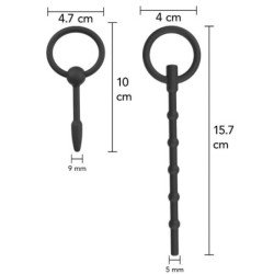 HIDDEN DESIRE - EXTREME ADVANCED SET DE PLUG URETRALES 2 UDS