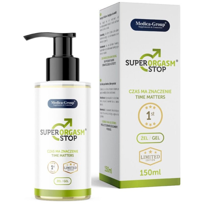 MEDICA GROUP - SÚPER ORGASM STOP GEL ÍNTIMO PARA HOMBRE 150 ML