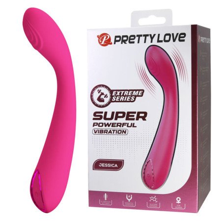 AMOR PRECIOSO - VIBRADOR ROSA DE ALTA POTENCIA JESSICA