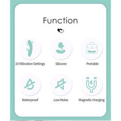 PRETTY LOVE- DJ STICK VIBRADOR PUNTO G TURQUESA