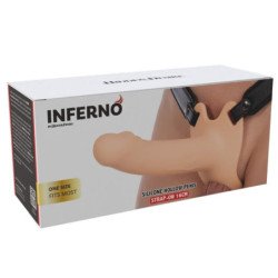 OCULTO DESEO - FUNDA PARA PENE INFERNO CON CORREA 16 CM