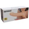 DESEO OCULTO - FUNDA PARA PENE INFERNO CON CORREA DE SILICONA DE 18 CM