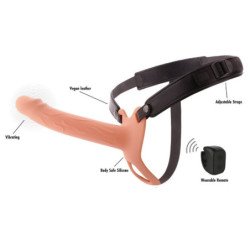 OCULTO DESEO - FUNDA VIBRADORA PARA PENE INFERNO CON CORREA DE 20 CM