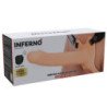 OCULTO DESEO - FUNDA VIBRADORA PARA PENE INFERNO CON CORREA DE 20 CM