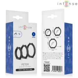 INTENSO - PETER CONJUNTO DE 3 ANILLOS PARA PENE MODELO 9