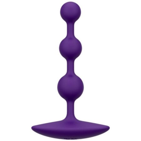 ROMP - AMP PURPLE FLEXIBLE SILICONE ANAL BEADS 12.5 CM PURPLE