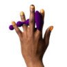ROMP - AMP PURPLE FLEXIBLE SILICONE ANAL BEADS 12.5 CM PURPLE