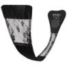 BYE-BRA - ADHESIVE THONG LACE BLACK ONE SIZE