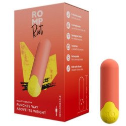 ROMP - RIOT MULTIFUNCTION VIBRATING BULLET ORANGE + YELLOW