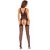 PASSION - BS122 BLACK OPEN BODYSTOCKING