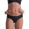 BYE-BRA - INVISIBLE THONG 2 PACK BEIGE & BLACK SIZE L