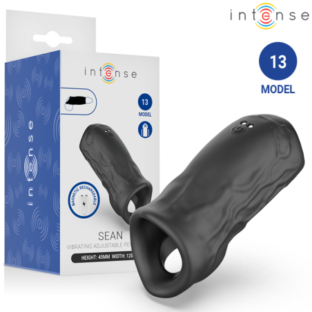 INTENSO - ANILLO VIBRATORIO AJUSTABLE PARA PENE SEAN MODELO 13