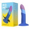 ROMP - PICCOLO SILICONE DILDO WITH TRICOLOR SUCTION CUP 14 CM