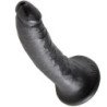 KING COCK - DILDO BLACK 17.8 CM