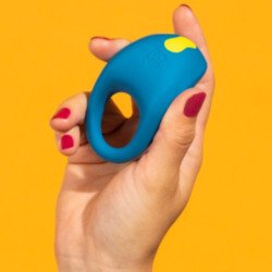 ROMP - JUKE ANILLO DE SILICONA PARA EL PENE CON VIBRADOR PARA ESTIMULACIÓN DEL CLÍTORIS