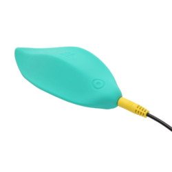 ROMP - WAVE VIBRATOR CLITORAL STIMULATOR ERGONOMIC SHAPE AQUA GREEN