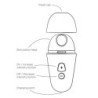 ROMP - FREE X CLITORAL STIMULATOR WITH LID 10 LEVELS RECHARGEABLE PURPLE