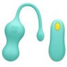 ROMP - CELLO MULTIFUNCTION VIBRATING EGG TURQUOISE REMOTE CONTROL