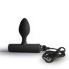 ROCKS-OFF - NOVA SOLARIS RECHARGEABLE SLIM & POWERFUL ANAL PLUG 16 FUNCTION BLACK