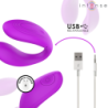 INTENSE - NORA VIBRATING CLAMP STIMULATOR PURPLE