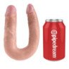 KING COCK - CARNE DOBLE MEDIANA EN FORMA DE U 13,9 CM