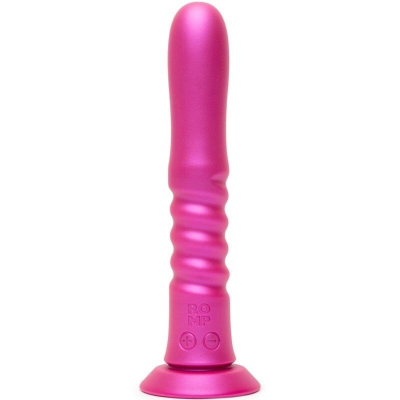ROMP - VIBRADOR CON MOVIMIENTOS DE SUBIDA Y BAJADA Y VENTOSA ROSA