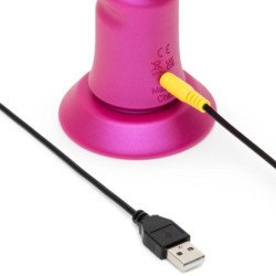 ROMP - VIBRADOR CON MOVIMIENTOS DE SUBIDA Y BAJADA Y VENTOSA ROSA